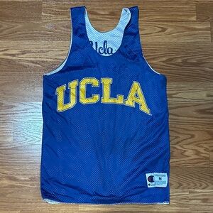 Champion UCLA Blue and Gold Reversible Basketball Jersey